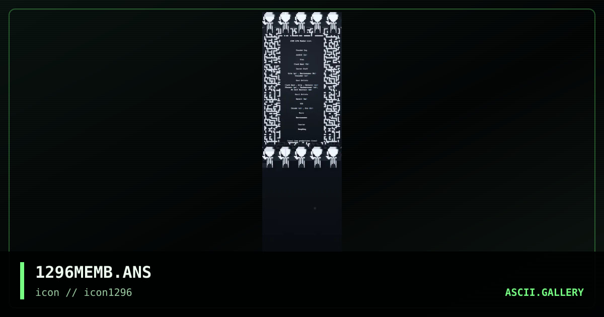 iCON memberlist 1296, by icon, 1996
