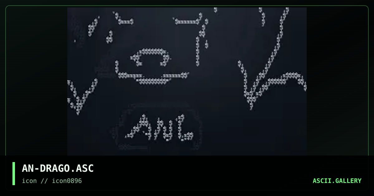 Dragon, by anolian, 1996
