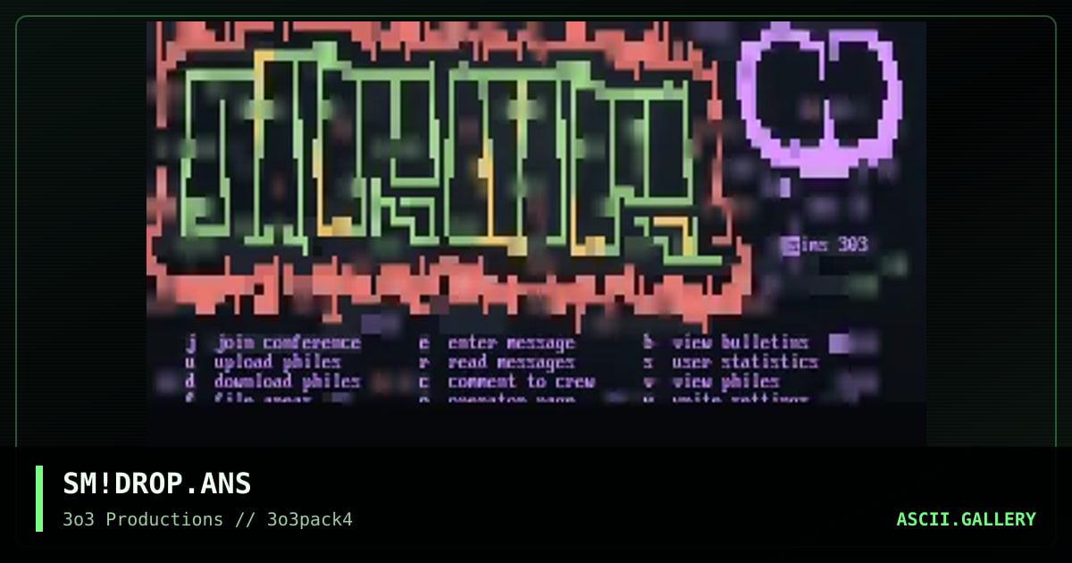 drop mainmenu, by sims, 1997