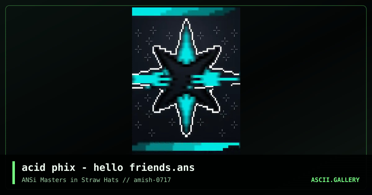 AP-HELLOFRIENDS, by acid phix, 2017