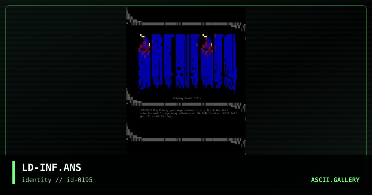 LD-INF.ANS, by living death, 1995