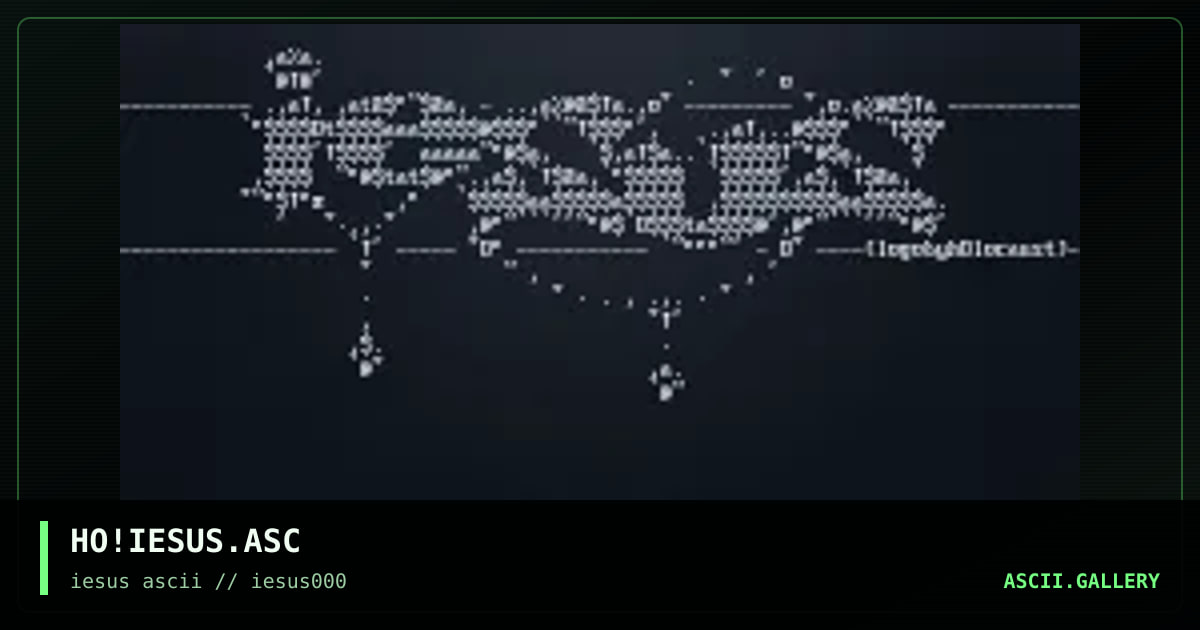HO!IESUS.ASC, by holocaust, 1995