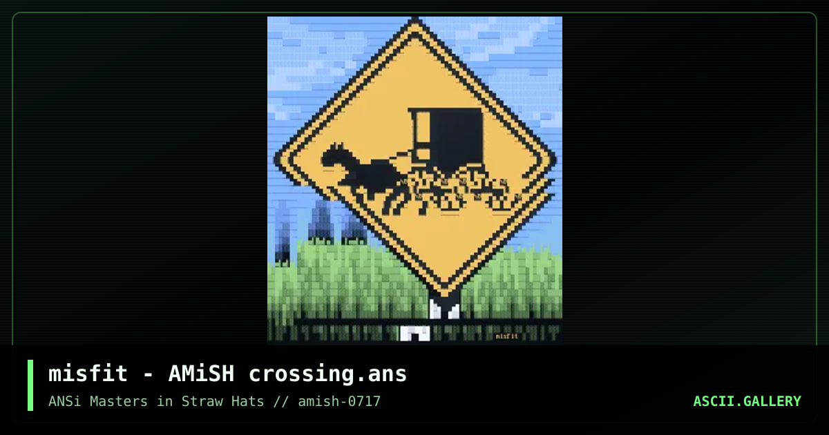 misfit - AMiSH crossing.ans, by misfit, 2017