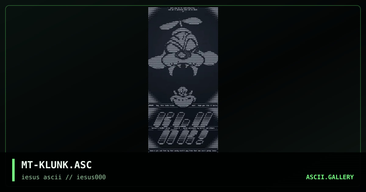 MT-KLUNK.ASC, by misfit, 1995