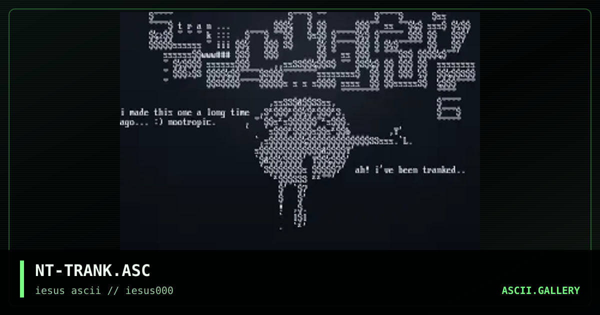 NT-TRANK.ASC, by nootropic, 1995