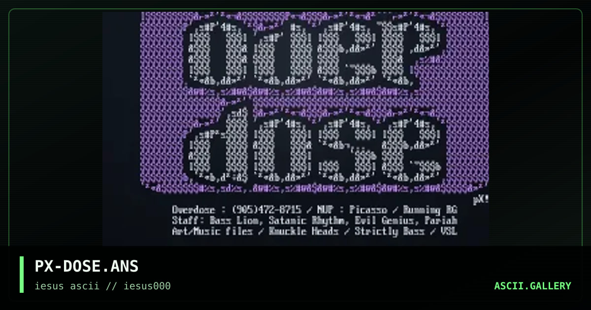 PX-DOSE.ANS, by phish stix, 1995