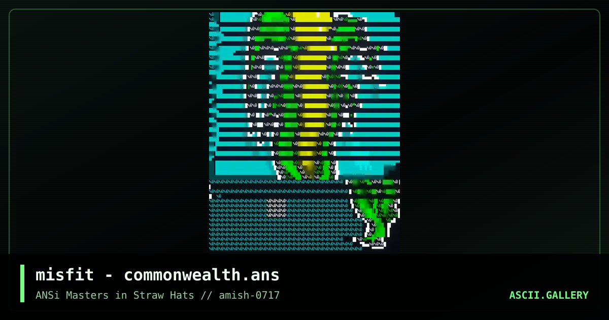 misfit - commonwealth.ans, by misfit, 2017