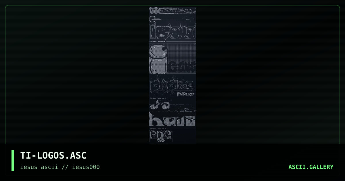 TI-LOGOS.ASC, by trip, 1995