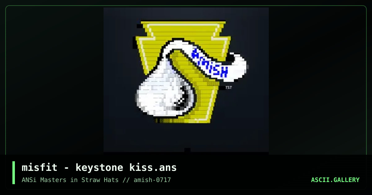 misfit - keystone kiss.ans, by misfit, 2017