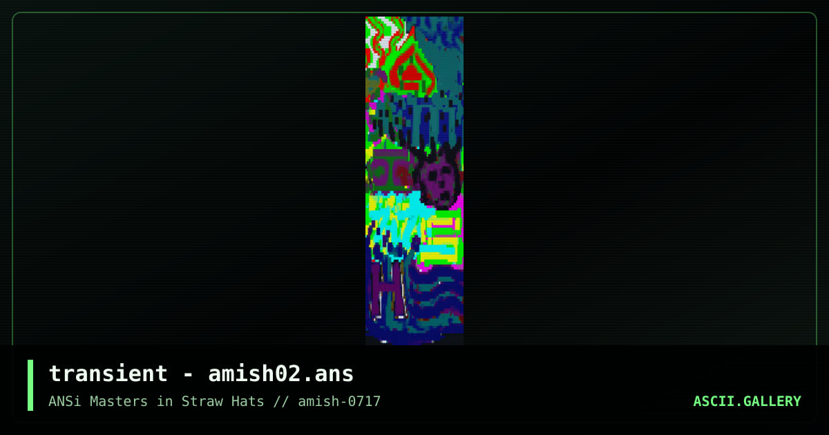 transient - amish02.ans, by transient, 2017
