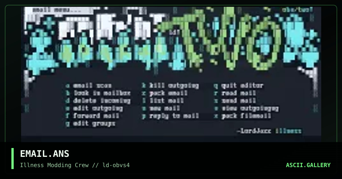 EMAIL.ANS, by lord jazz, 1995