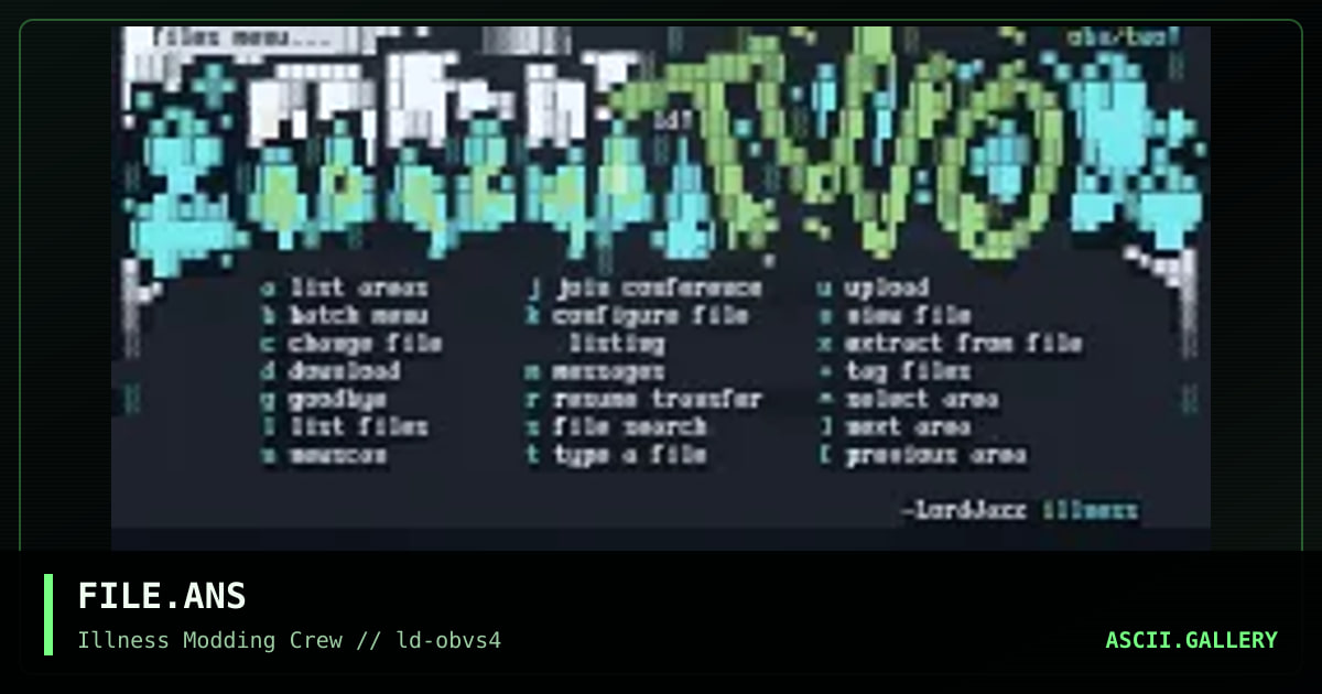 FILE.ANS, by lord jazz, 1995