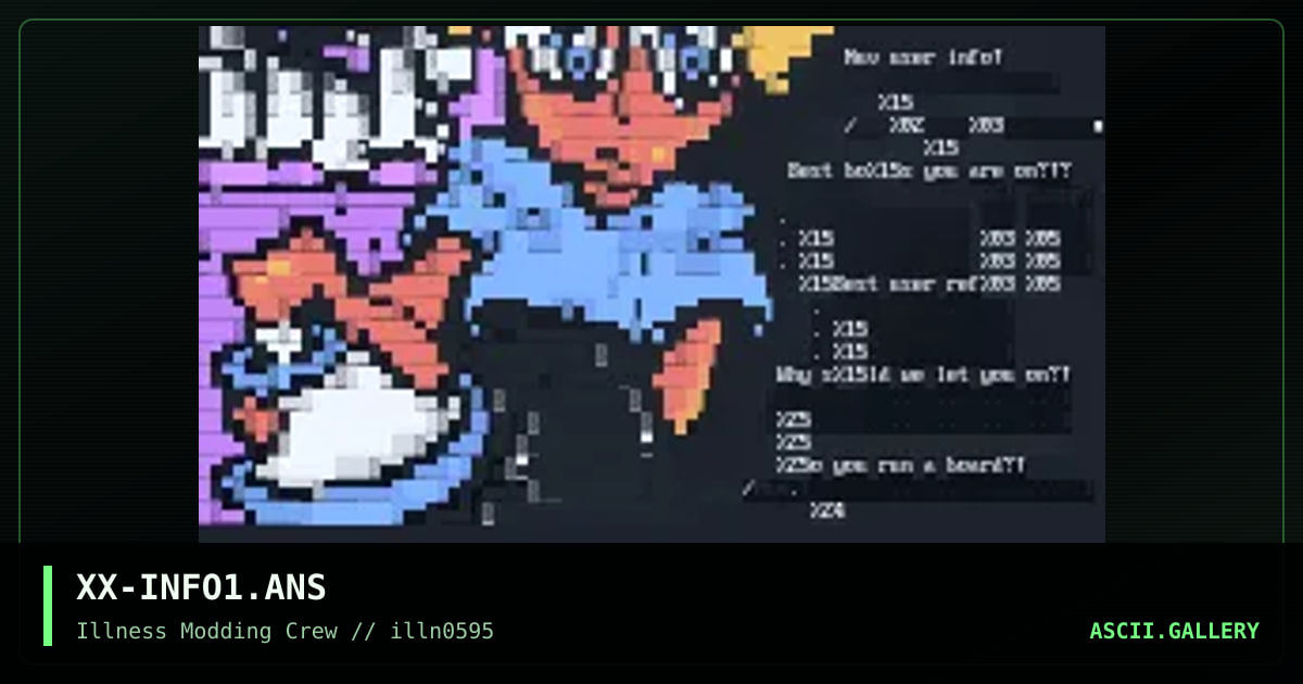 XX-INFO1.ANS, by xanax, 1995