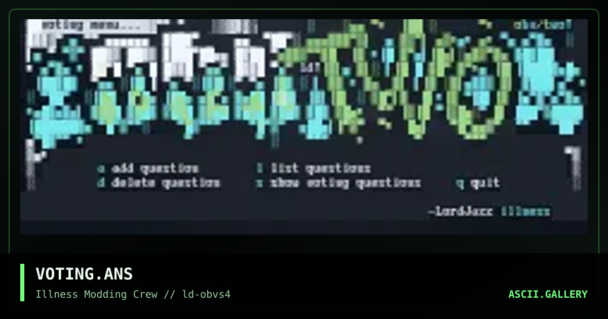 VOTING.ANS, by lord jazz, 1995