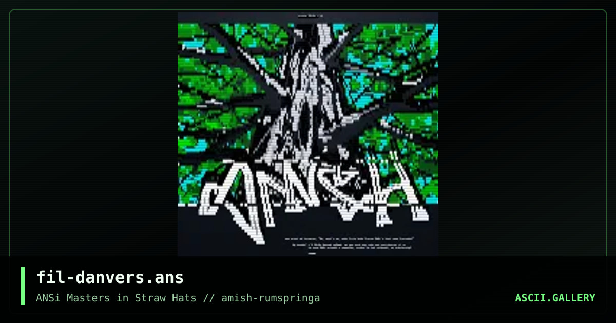 DANVERS, by filth, 2018