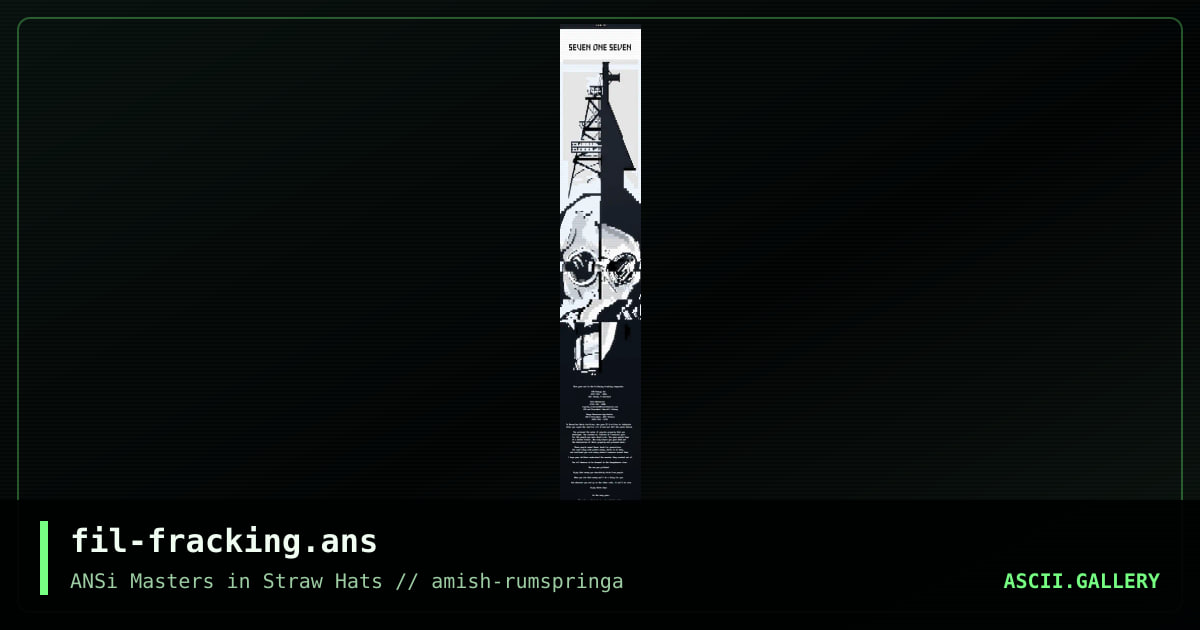 GREED, by filth, 2018