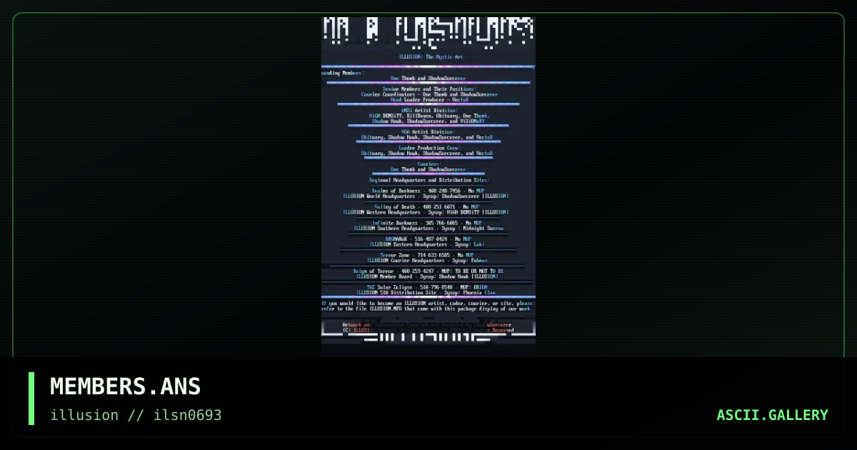 MEMBERS.ANS, by shadowsorcerer, 1993