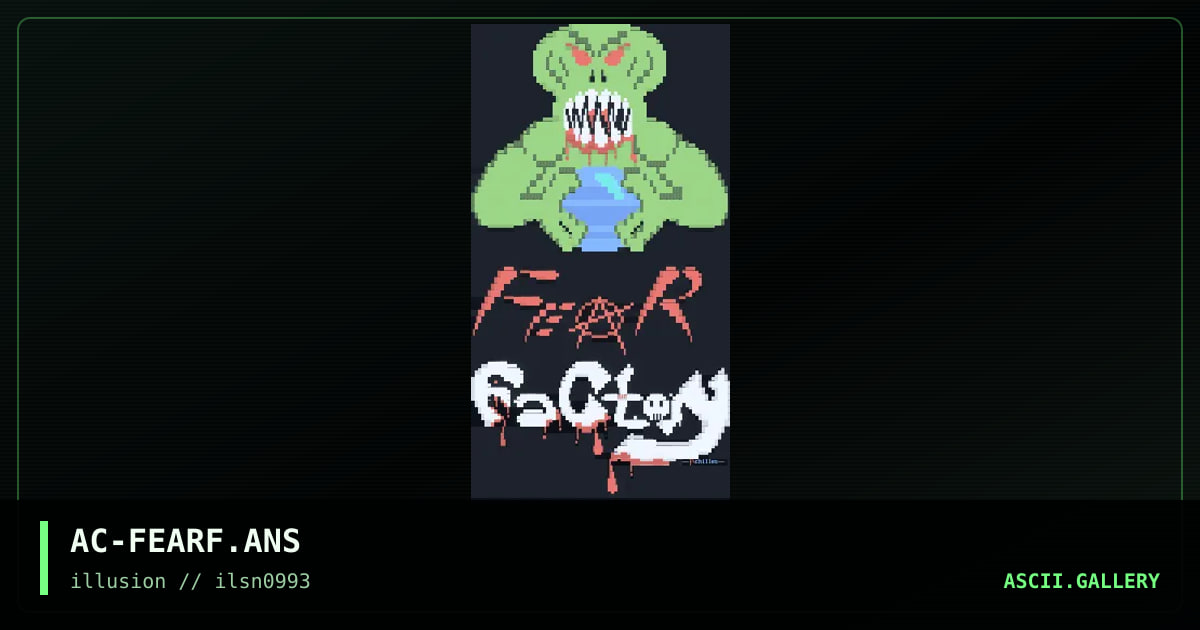 AC-FEARF.ANS, by achilles, 1993