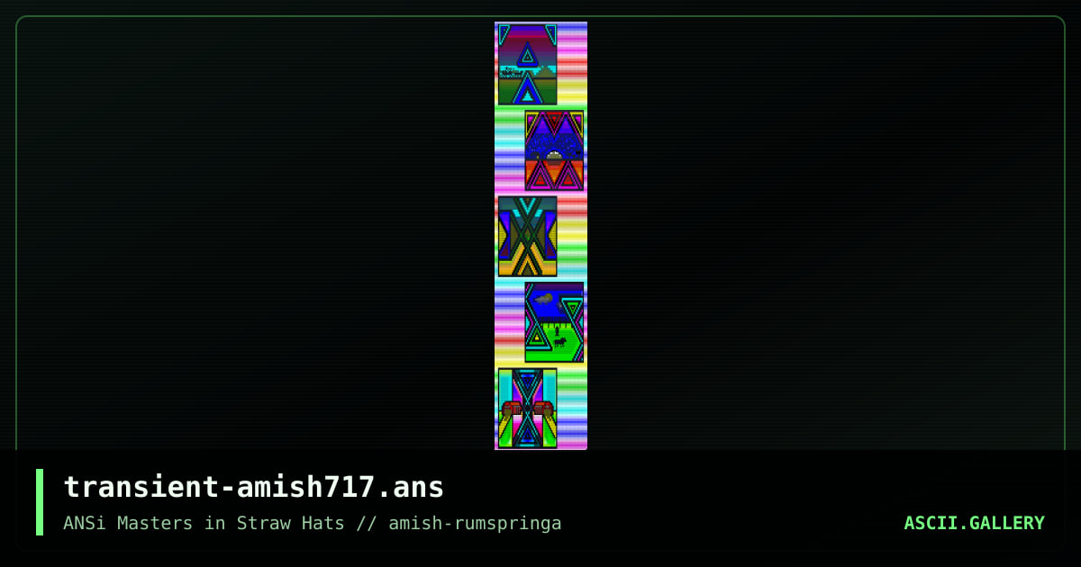 AMiSH, by transient, 2018
