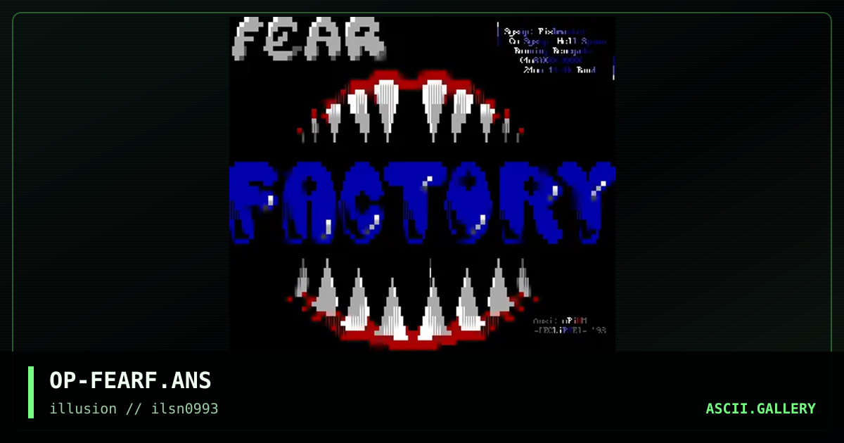 OP-FEARF.ANS, by opium, 1993