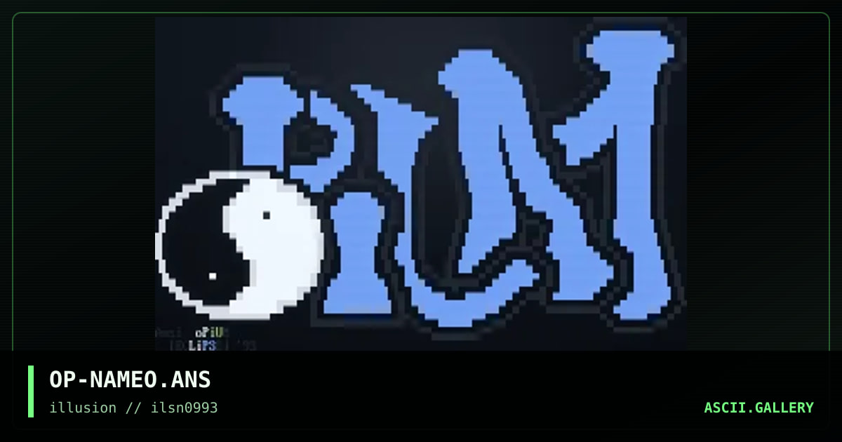 OP-NAMEO.ANS, by opium, 1993
