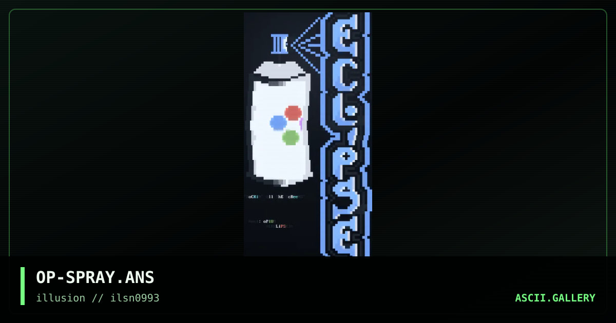 OP-SPRAY.ANS, by opium, 1993