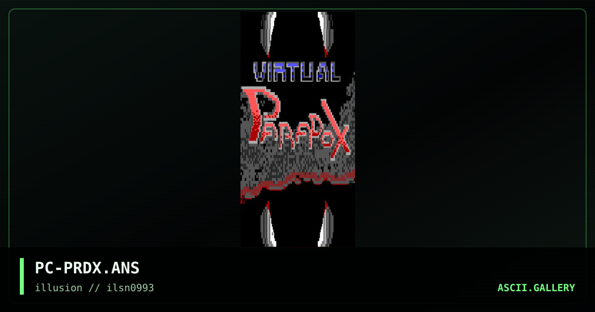 PC-PRDX.ANS, by primordial chowder, 1993