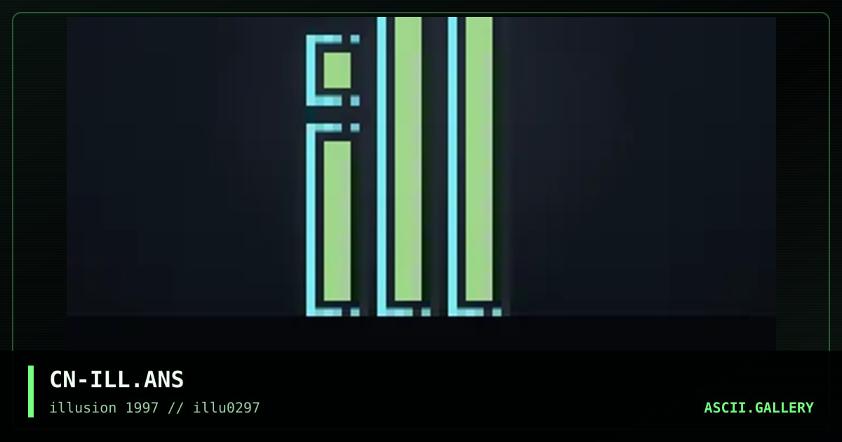 iLL!!?, by carnage, 1997