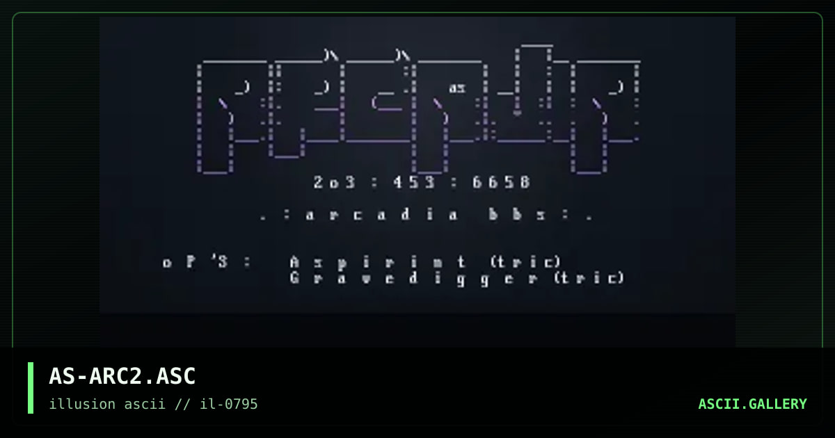 arcadia #3, by aspirint, 1995