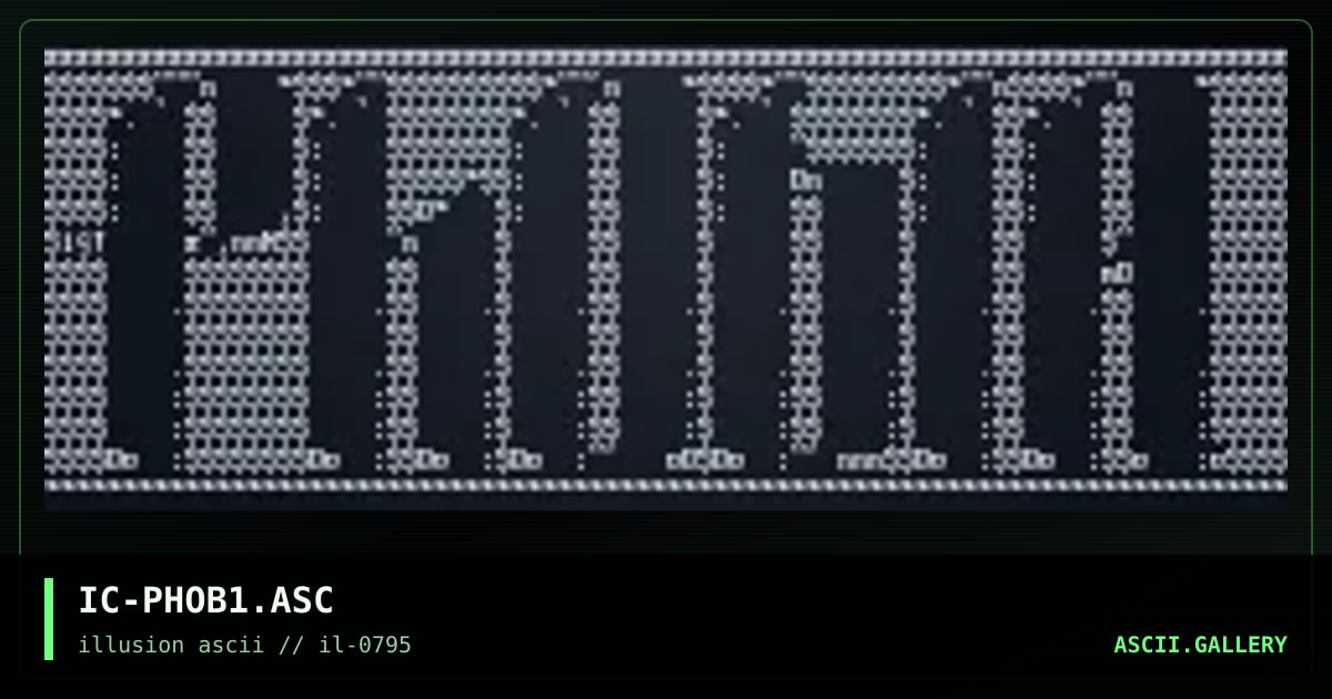 phobia ascii, by inner chaos, 1995