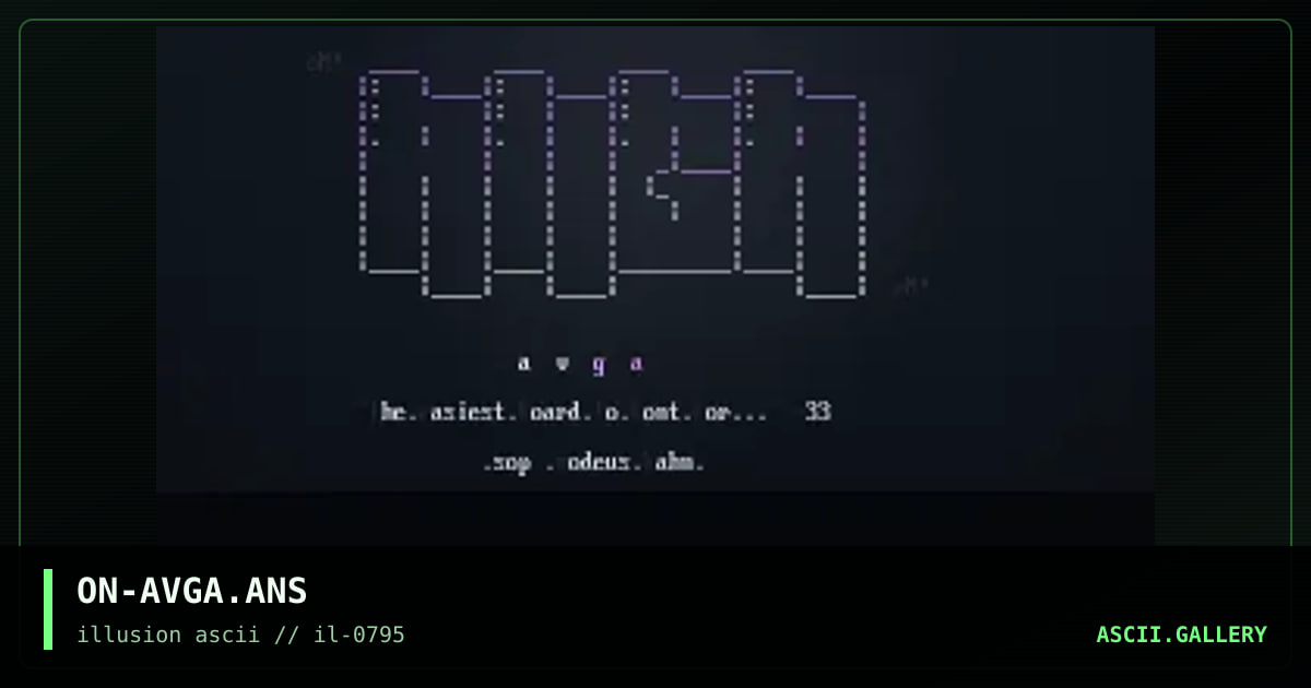 avga, by onslaught, 1995