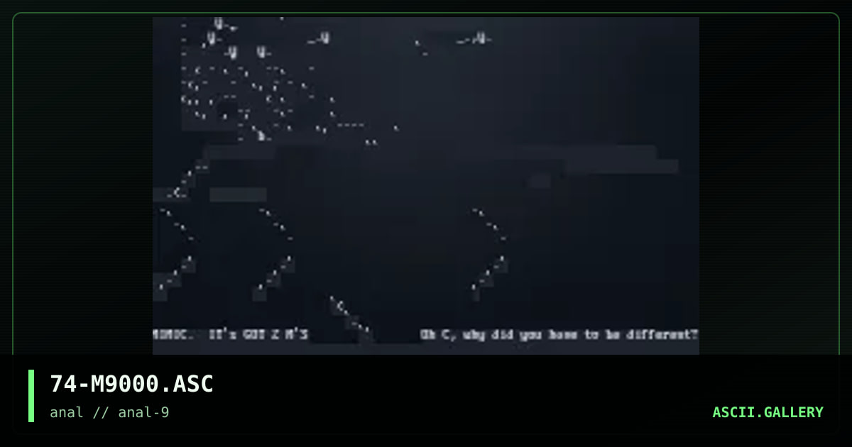 74-M9000.ASC, by discofunk 1974, 1999