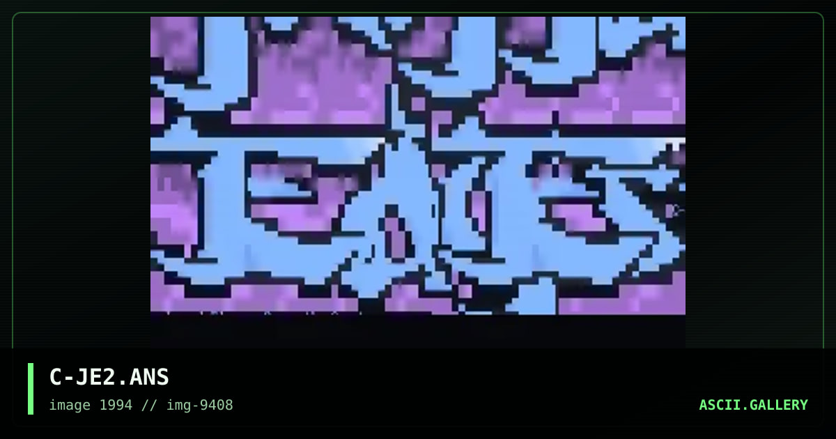 Jagged Edges #2, by captin, 1994