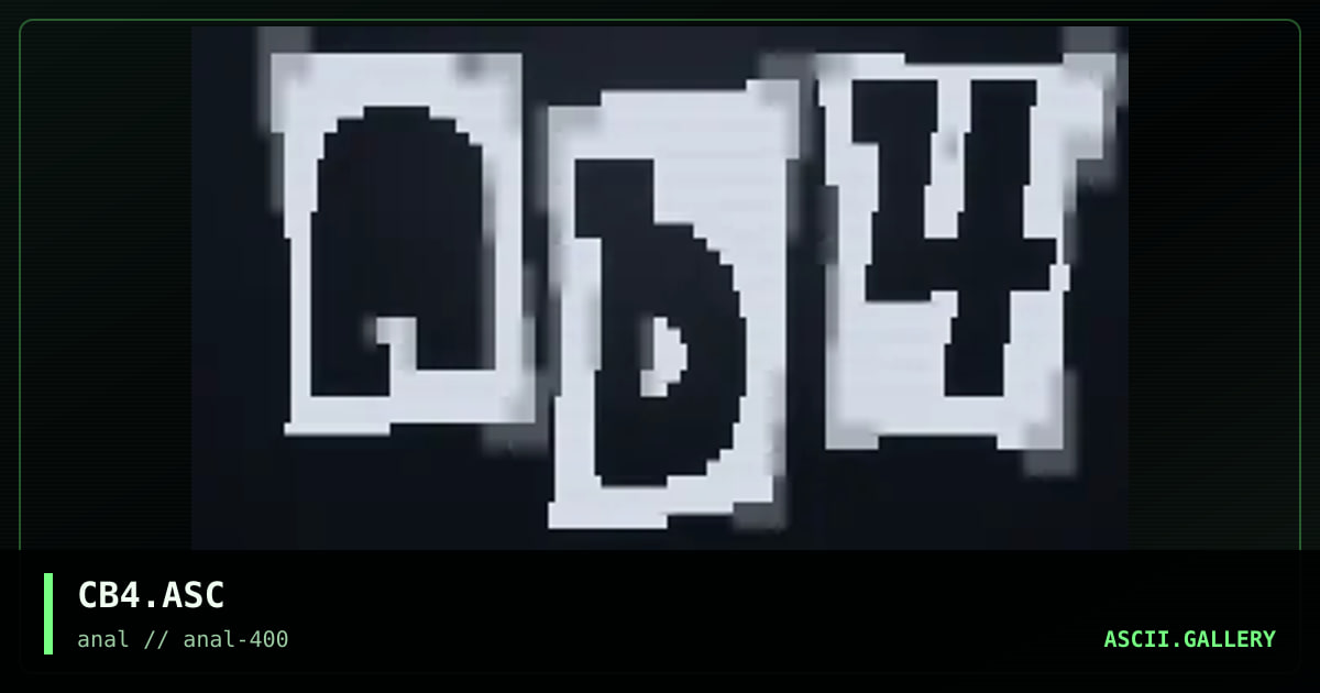 CB4.ASC, by untagged, 1998