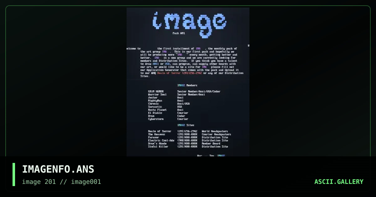IMAGENFO.ANS, by warrior soul, 1994