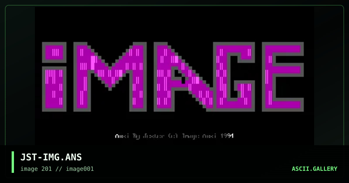 JST-IMG.ANS, by jester, 1994