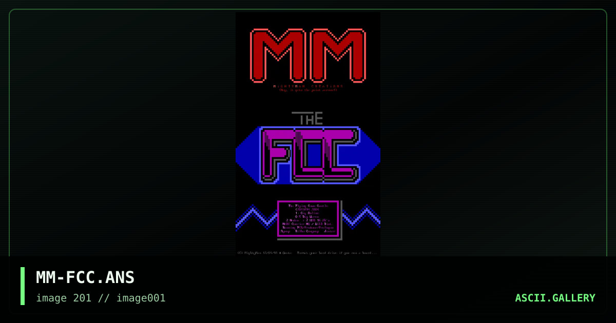 MM-FCC.ANS, by mightymang, 1994