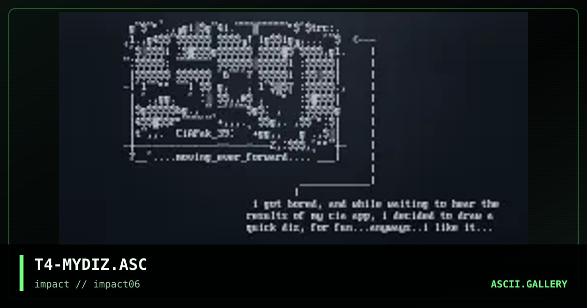 my diz thing, by trace, 1997