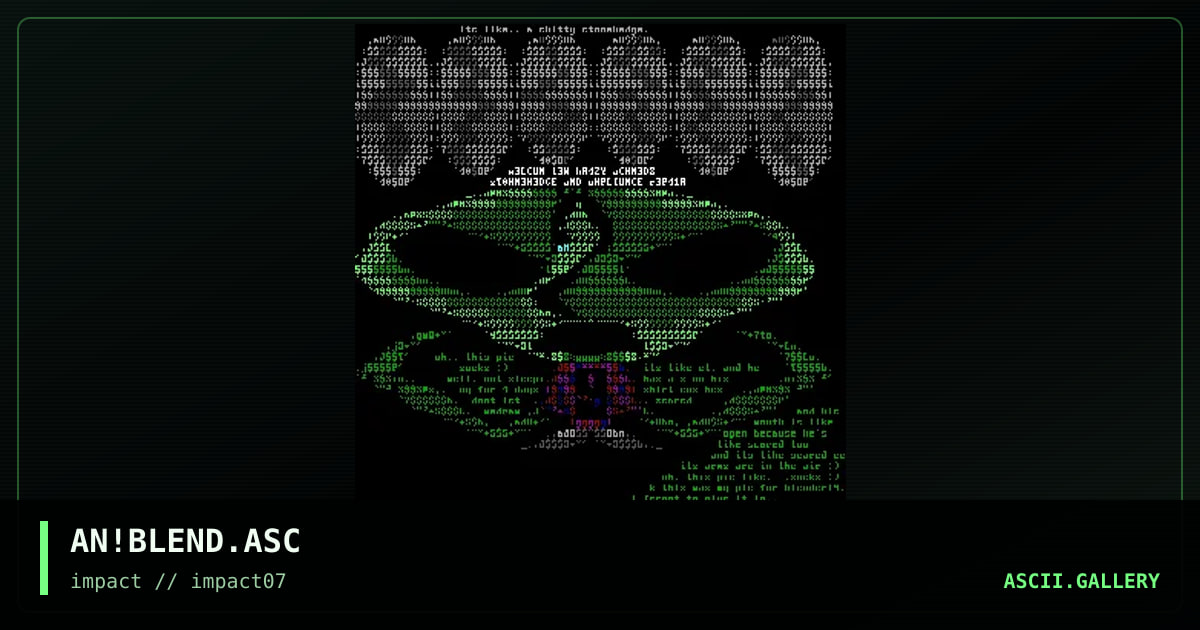 blendah, by aneurysm, 1997