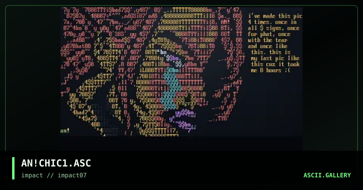 chiCkZ0R, by aneurysm, 1997
