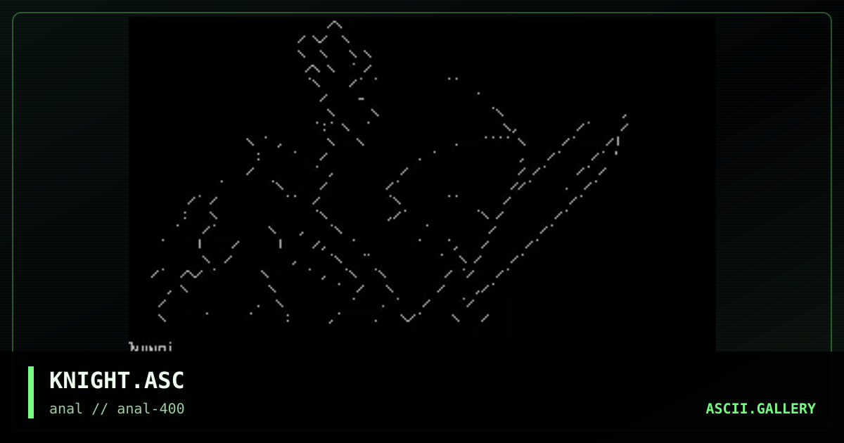 KNIGHT.ASC, by untagged, 1998