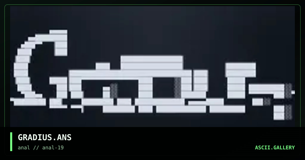 GRADIUS.ANS, by untagged, 1999