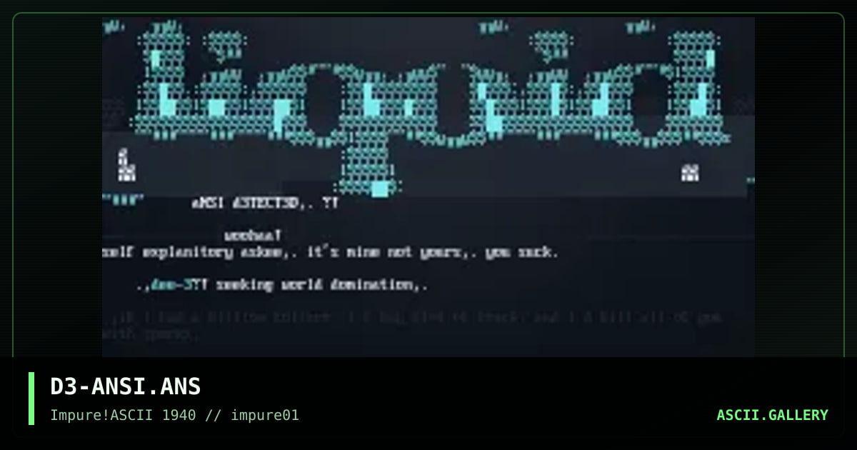 liquid ansi decector, by dreech, 1998