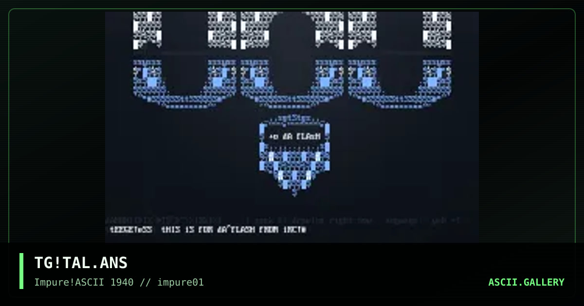 tal ascii, by the genocidal servant, 1998