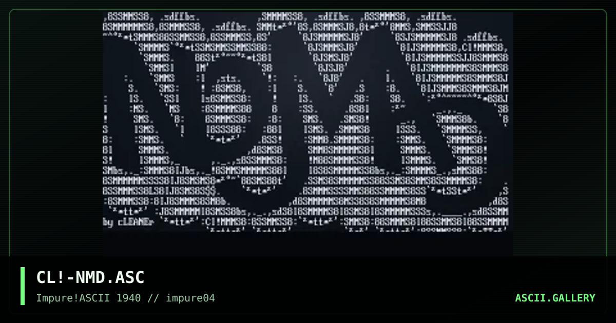 nOMAd^nFo^hEADEr, by cleaner, 1998