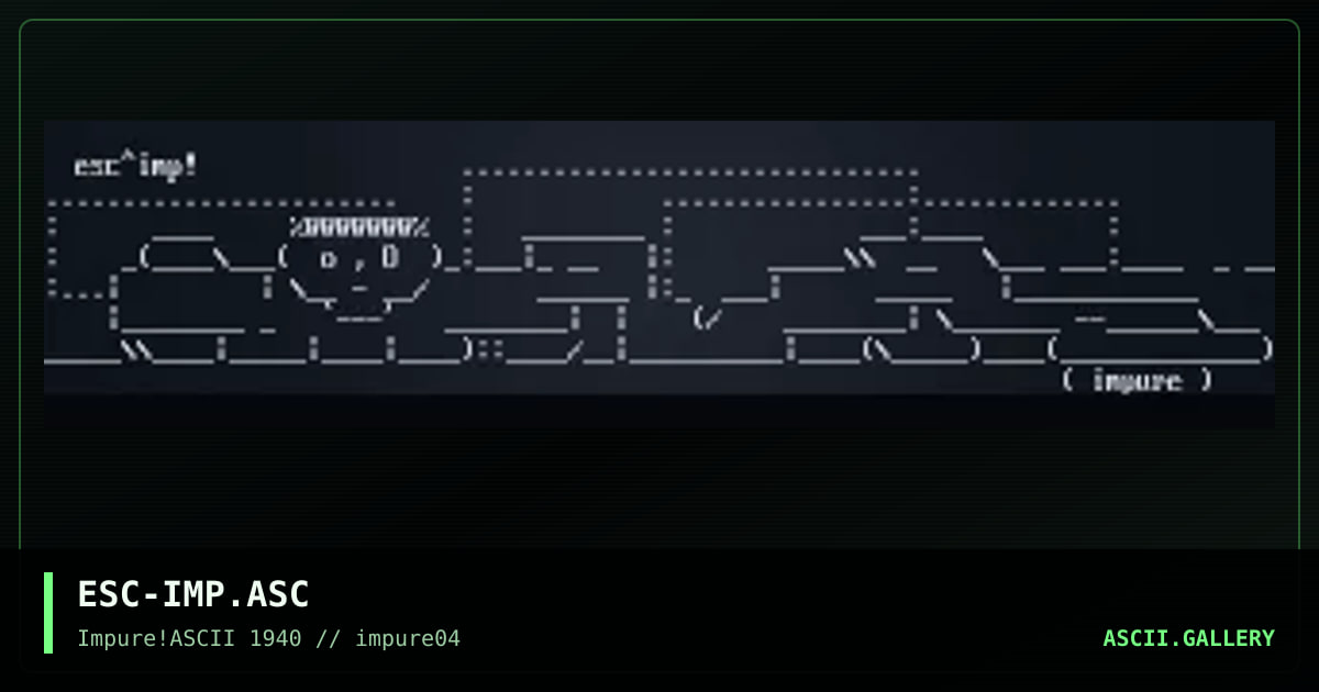 impure!, by esc, 1998