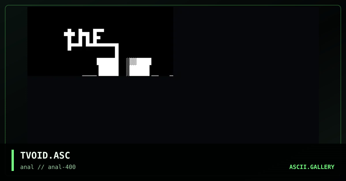 TVOID.ASC, by untagged, 1998