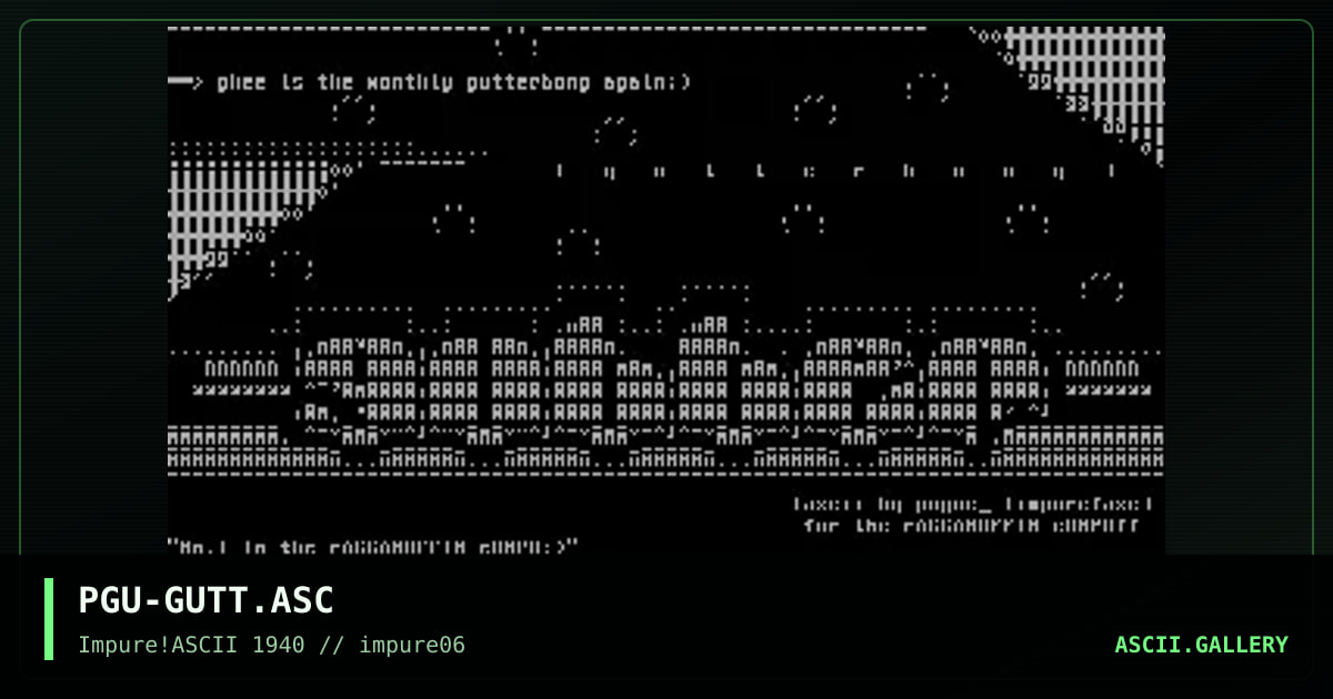 gutter!#, by pogue, 1998
