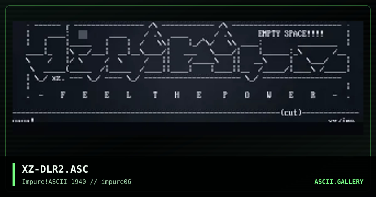 empty space, by xzip, 1998