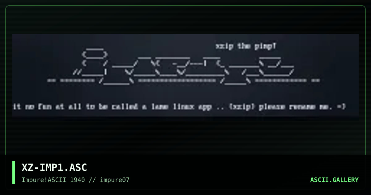 impure, by xzip, 1999